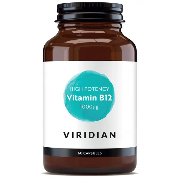 Vitamina B12 High Potency 1000 μG, 60 Capsule, Viridian