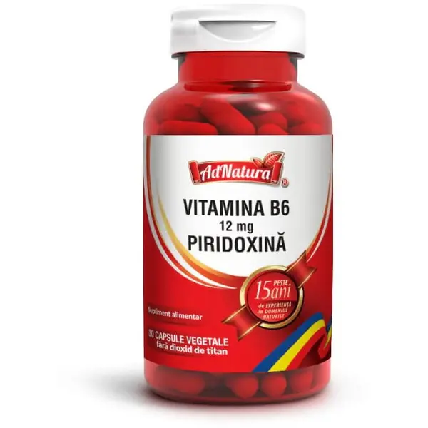 Vitamina B6 12mg 30cps