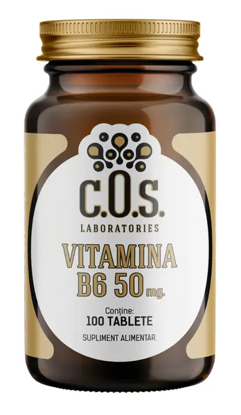 Vitamina B6 50mg, 100 tablete, COS Laboratories