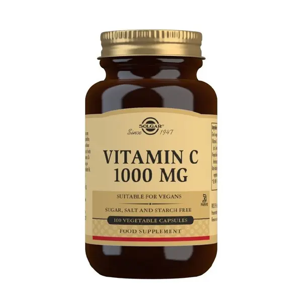 Vitamina C 1000 mg, 100 capsule, Solgar