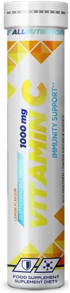Vitamina C, 1000 mg, 20 comprimate efervescente, AllNutrition