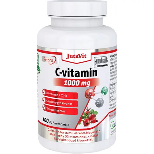 Vitamina C 1000mg Retard cu Extract de Macese + D3 + Zinc 100tb