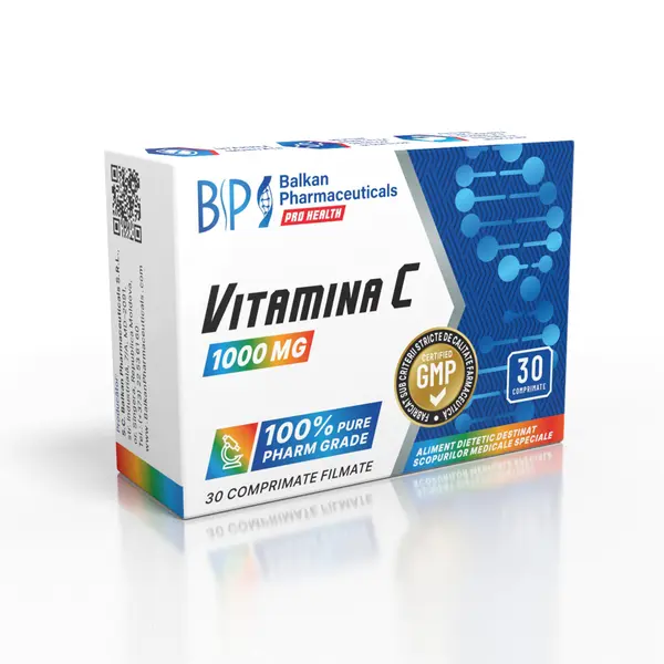 Vitamina C, 30 comprimate - 1000mg
