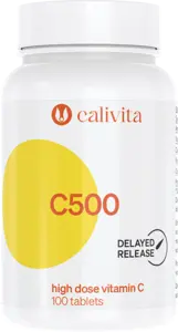 Vitamina C 500 CaliVita (100 tablete) Doza crescuta de vitamina C