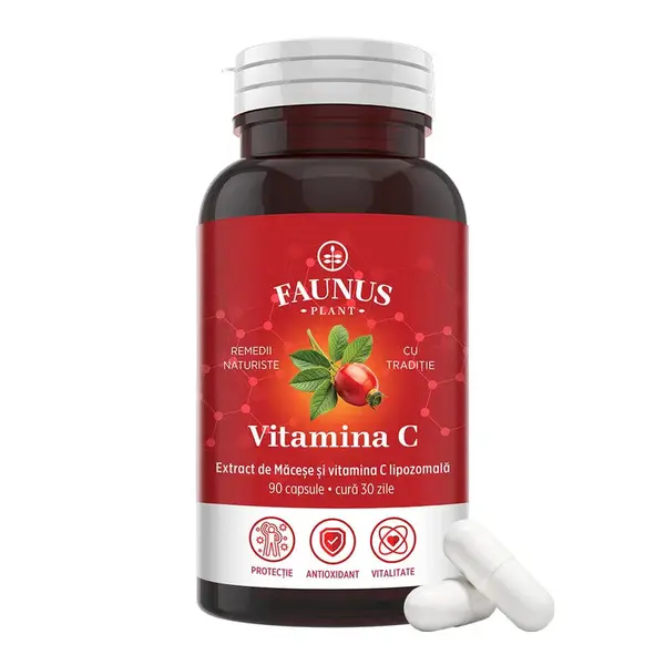 Vitamina C lipozomala 90 caps. Faunus Plant