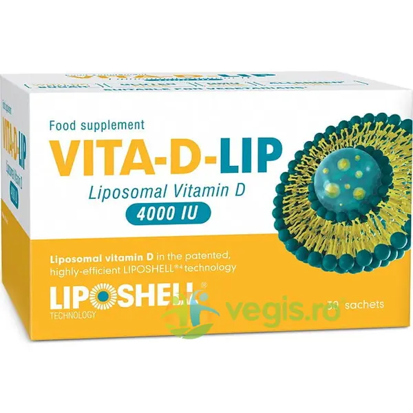 Vitamina D Lipozomala 4000UI Liposhell 30 plicuri