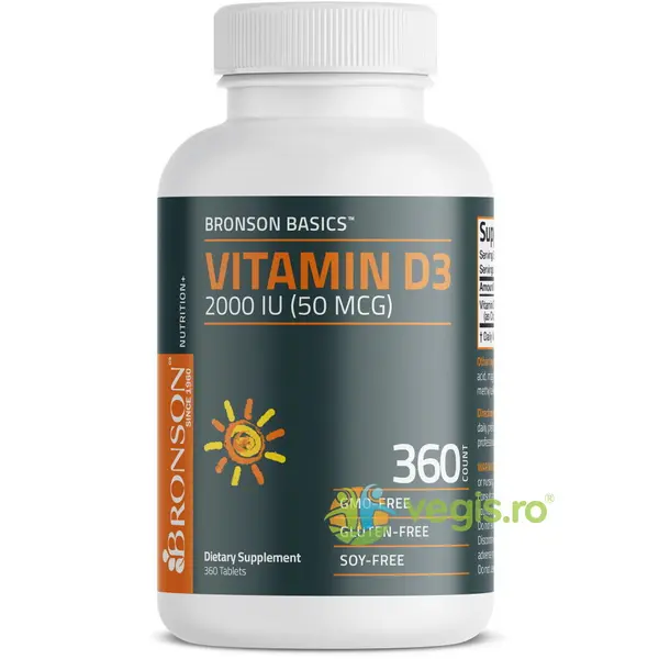 Vitamina D3 2000UI 360tb