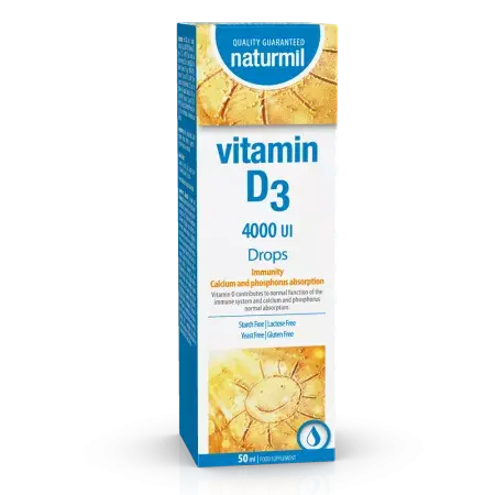 Vitamina D3 drops 50 ml flacon Type Nature