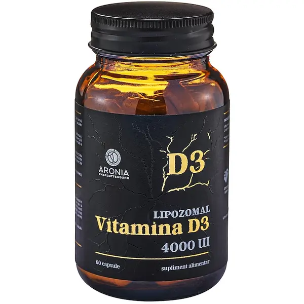Vitamina D3 Lipozomală la 4000 UI – 60 capsule cu capacitatea de absorbție de peste 99% în organism