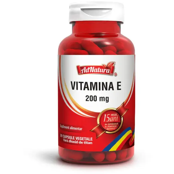 Vitamina E 200mg 30cps