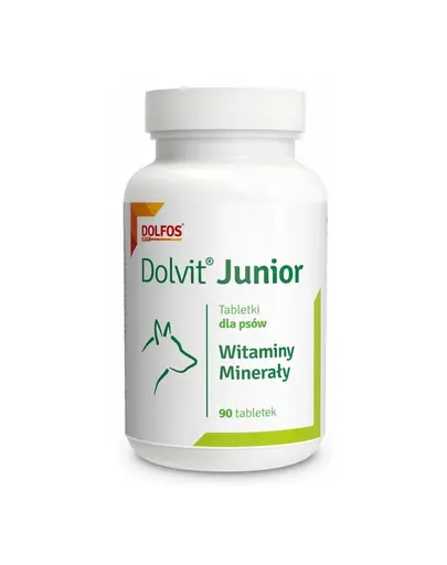 Vitamine căței în creștere DOLFOS Dolvit Junior 90 tablete