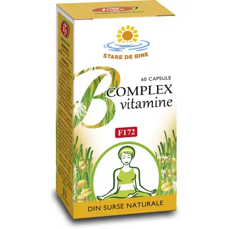 Vitamine naturale B Complex F172 60 capsule