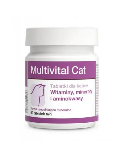 Vitamine pentru pisici DOLFOS Multivital Cat Mini 90 tablete cu taurină