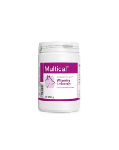 Vitamine și minerale pentru câini DOLFOS Multical 800 g 510 tab recomandat femelelor gestante și lactante