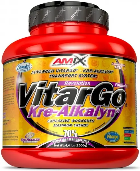 Vitargo Kre-Alkalyn, portocală, 2 kg, Amix