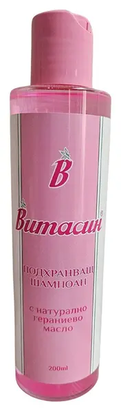 Vitassin Șampon hrănitor cu ulei de geraniu, 200 ml