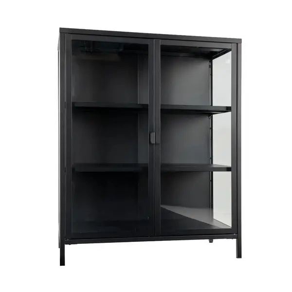 Vitrina CALBOT BLACK 80 x 40 x 101 CM - Default Title