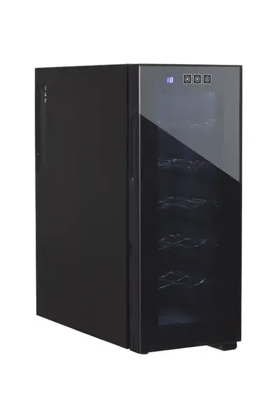 Vitrina de vinuri Adler AD 8083, 12 sticle, 33 l, Clasa G (Negru)