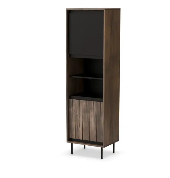 Vitrina Swing W-1 nuc/negru