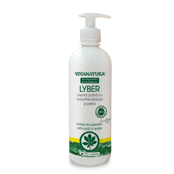 Viva natura lyber crema activa cu untul pamantului si petrol 500ml