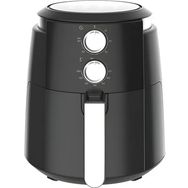 VIVAX Friteuza cu aer cald Vivax DFA-515MB, 1500W, 5L, tehnologie ciclon, temperatura reglabila pana la 200°C, cronometru 60 minute cu oprire automata, Negru