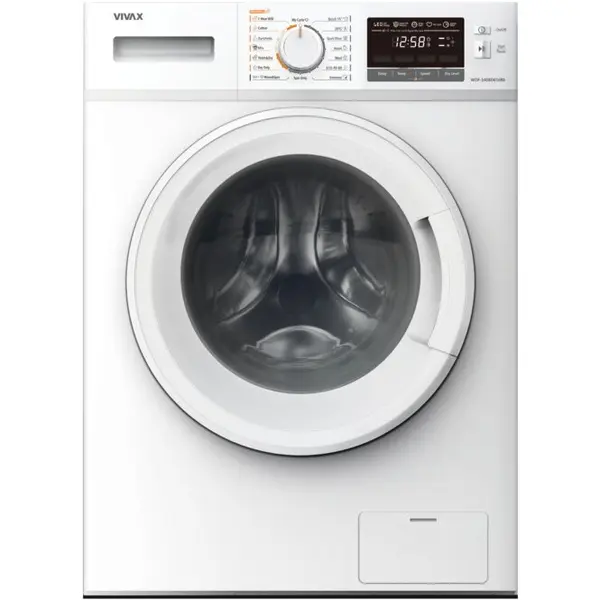 VIVAX Masina de spalat rufe cu uscator Vivax WDF-1408D616BS, Spalare 8 kg, 1400 RPM, Uscare 6 kg, Eco ,Clasa B Spalare, Clasa E Uscare, Display digital, Control electronic, Blocare acces copii, Temperatura reglabila, Quick Wash, Delay Start, 16 Programe,