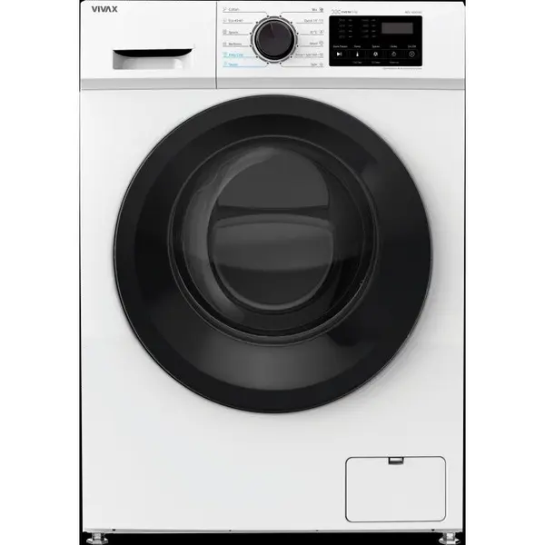 VIVAX Masina de spalat rufe VIVAX WFL-141012CI, 10kg, 1400 RPM, BLDC Motor Inverter, Clasa A, Steam Hygiene, Children's sensitive laundry, Eco, Display digital, Control electronic, Stain Magic, Quick Wash, Delay Start, 16 Programe, Alb