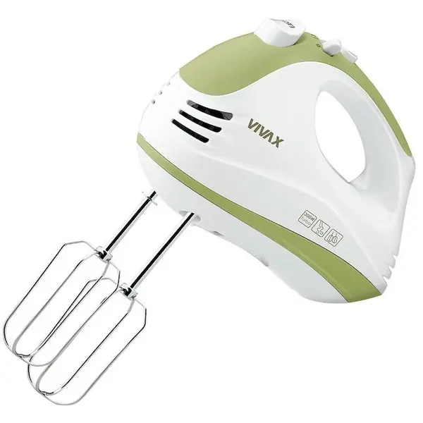 VIVAX Mixer de mana Vivax HM-303WG, 300 W, 5 viteze, functie turbo, Alb