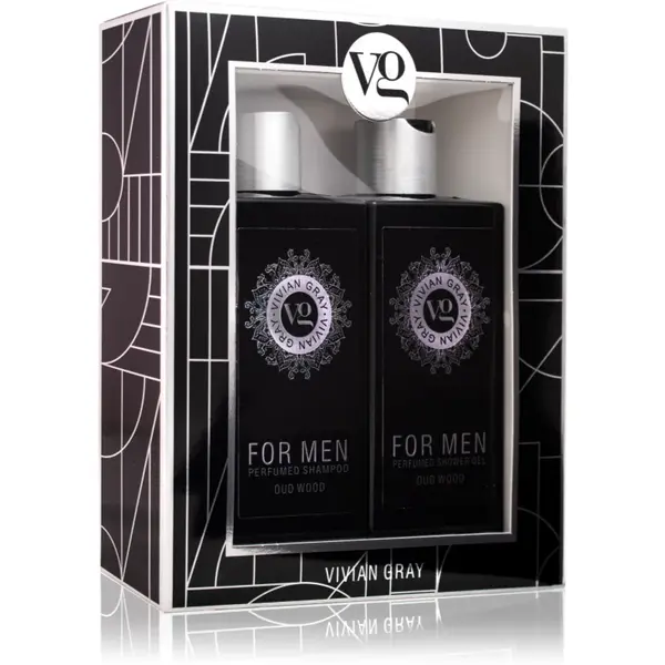 Vivian Gray Oud Wood set cadou pentru corp pentru bărbați
