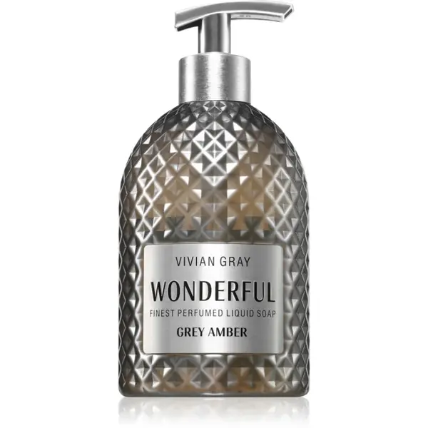 Vivian Gray Wonderful Grey Amber săpun lichid de lux de maini produs parfumat 500 ml