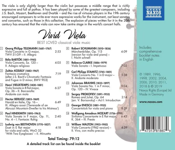 Vivid Viola | Various Artists