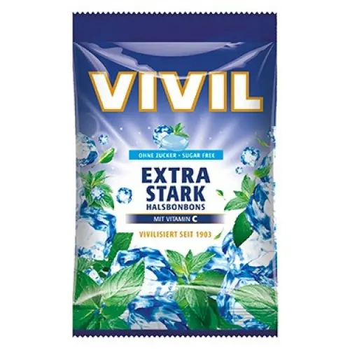 Vivil bomboane extra stark cu vitamina C fara zahar, 60g Zephyr Labs