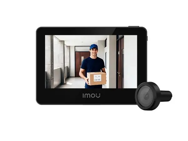Vizor de usa Imou, dual-band Wi-Fi 6, 5MP, ecran interior 4.3 inch, aplicatie mobila, slot microSD, VD1-5M0S