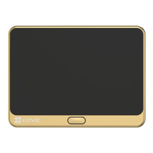 Vizor electronic smart cu sonerie, Wi-Fi, FullHD 1080p, monitor color 4.3 inch, acumulator 4600mAh, auriu, EZVIZ DP2C