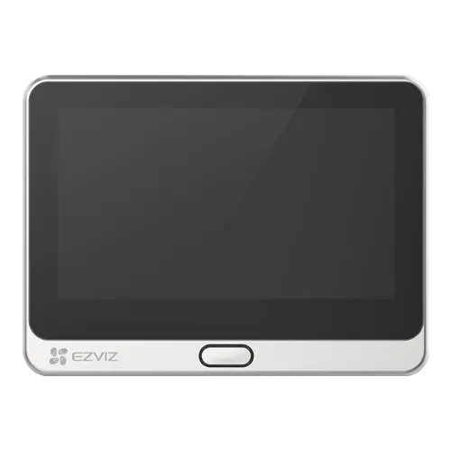 Vizor electronic smart cu sonerie, Wi-Fi, FullHD 1080p, monitor color 4.3 inch, acumulator 4600mAh, Argintiu - EZVIZ DP2C