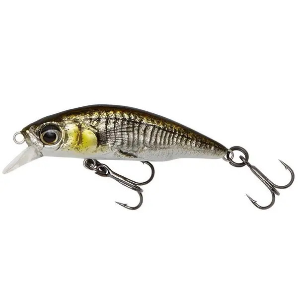 Vobler 3D Sticklebait Twitch 4.5cm 4G Ayu Green Silver