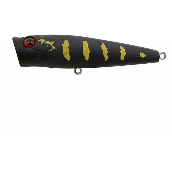 Vobler Burpy Popper 6.5cm 6.3g Black Peacock