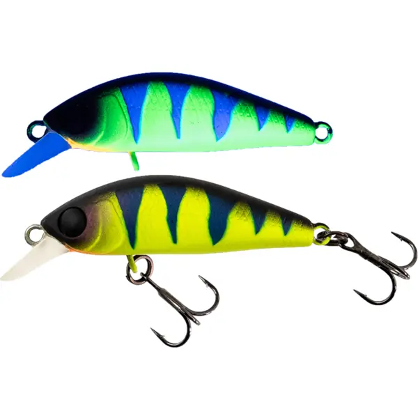 Vobler D Chubby Minnow 35SP 3.5cm 2.7g UV Mat Chart Perch