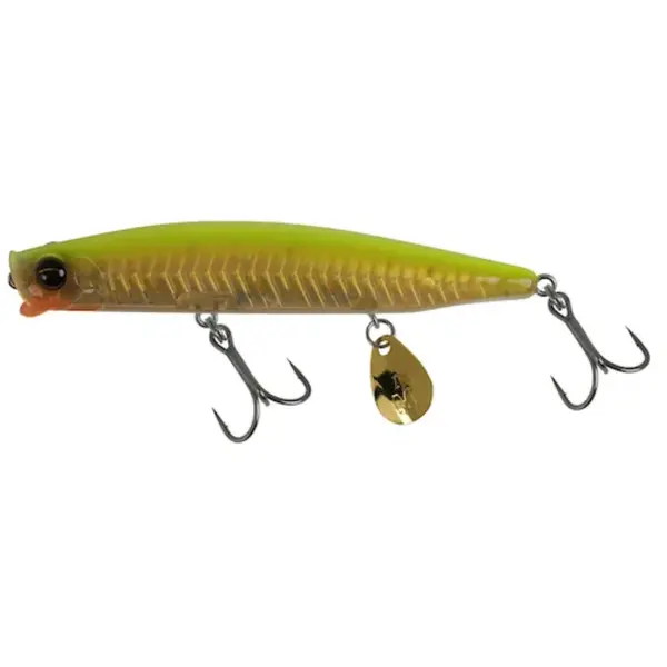 Vobler Vertebrata Sinking Pencil 9.3cm 16g Gold Pearl Chart.