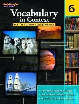 Vocabulary in Context for the Common Core Standards Reproducible Grade 6, Paperback/***