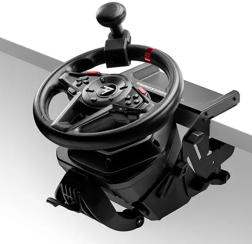 Volan cu pedale Thrustmaster T128 SimTask Farming, Compatibil PC, PlayStation 4/5 (Negru)