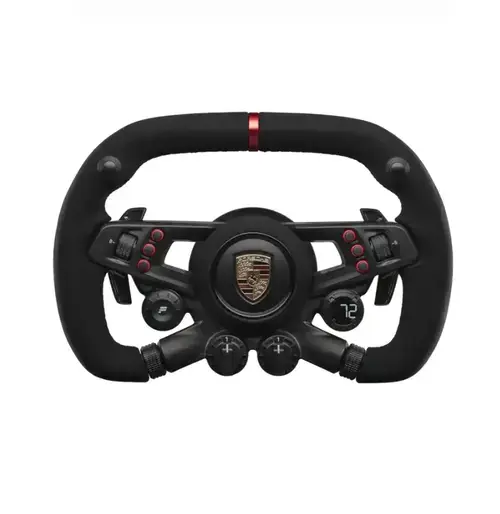Volan Fanatec CSL Elite Porsche Vision GT, Display OLED integrat, 8 butoane push, 310mm (Negru)