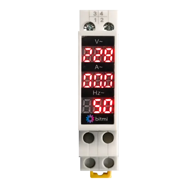 Voltmetru digital monofazic 80V-500V AC, Bitmi 11860