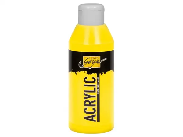 Vopsea acrilica Solo Goya Genuine Yellow, 250 ml