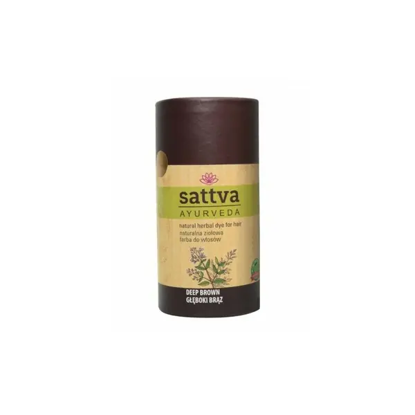 Vopsea Ciocolatiu Inchis Intens 150gr, Sattva Ayurveda