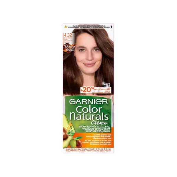 VOPSEA DE PĂR GARNIER COLOR NATURALS Volum 5.12 Maro ghețar