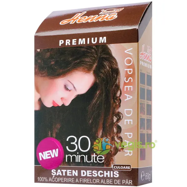 Vopsea de Par Henna Sonia Premium Saten Deschis 60g