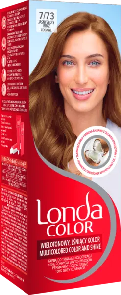 Vopsea de par permanenta 7/73 Blond coniac, 110ml, Londa