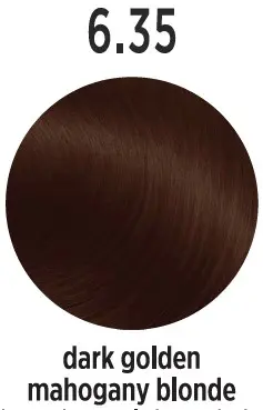 Vopsea de par profesionala ELEMENT 6.35 Dark Golden Mahogany Blonde 100ml