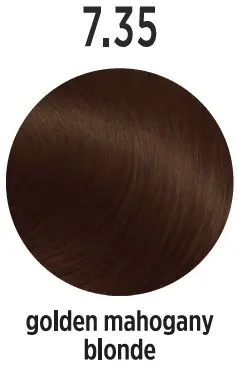 Vopsea de par profesionala ELEMENT 7.35 Golden Mahogany Blonde 100ml